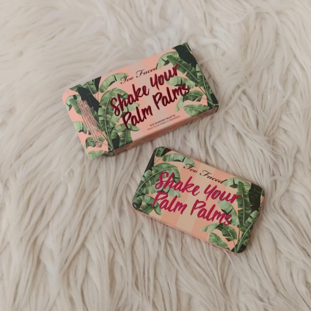 💖FIRM! NWT TOO FACED SHAKE YOUR PALM PALMS MINI EYESHADOW PALETTE (LIMITED EDIT